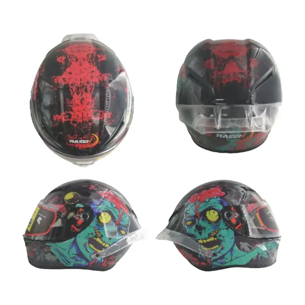 Casco cerrado "Zombi" certificado DOT