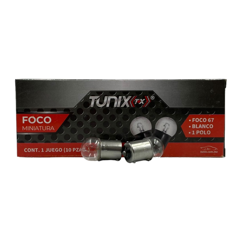 Foco halógeno 67 en caja (10 piezas)