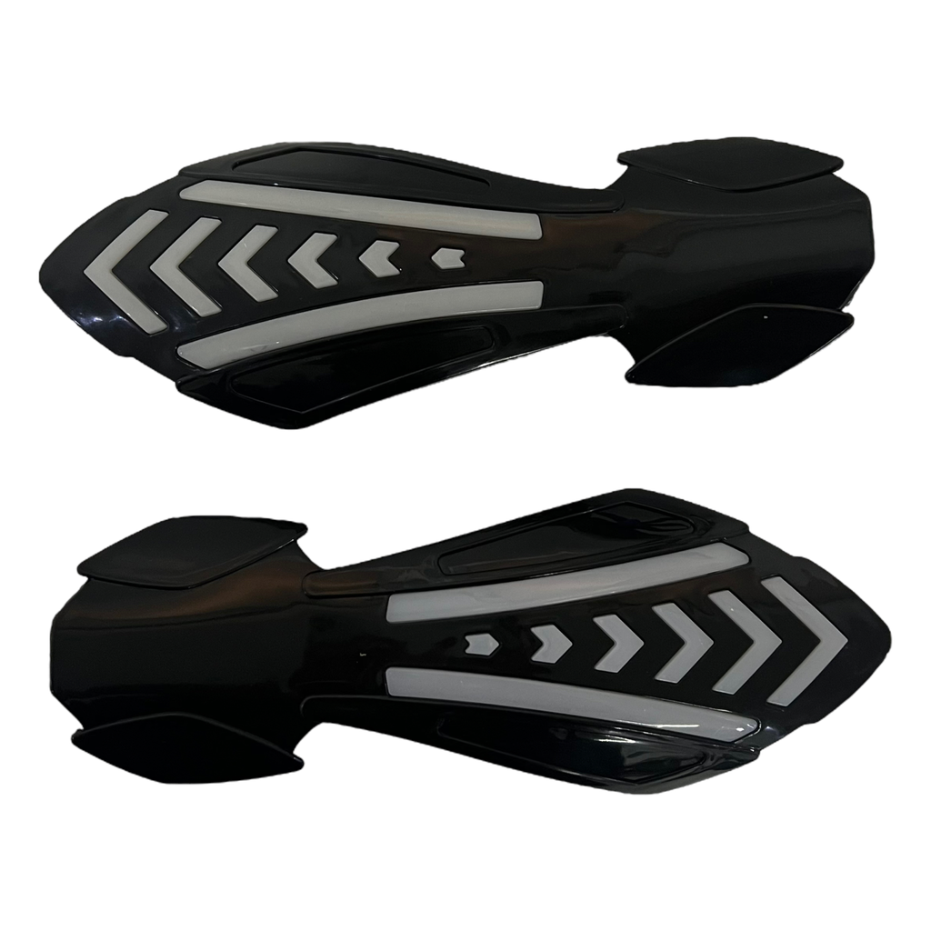 Cubrepuño para moto color negro con luz fija y direccional secuencial