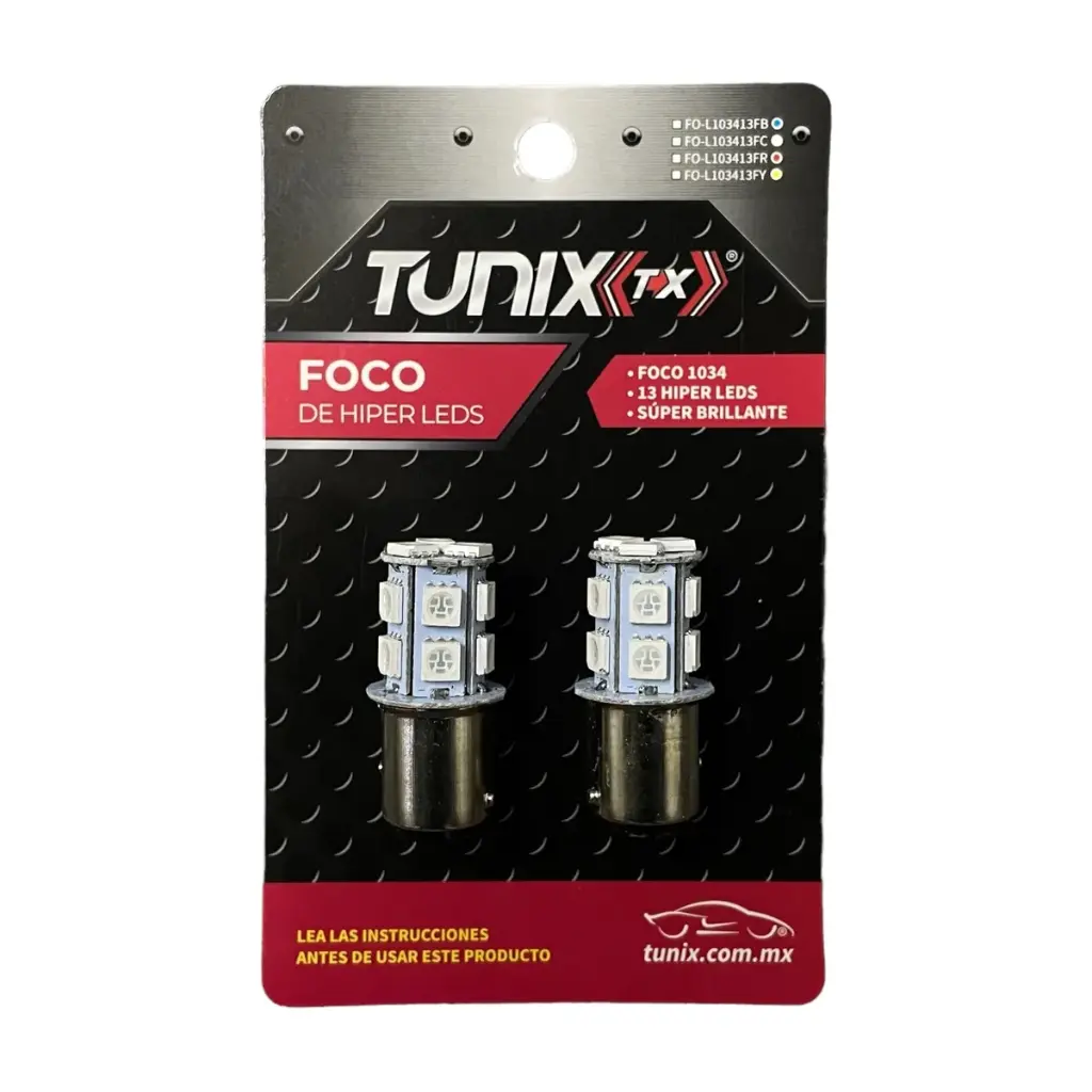 [FO-L103413FB] Foco con 13 hyperled función fijo y estrobo (1034) (Azul)