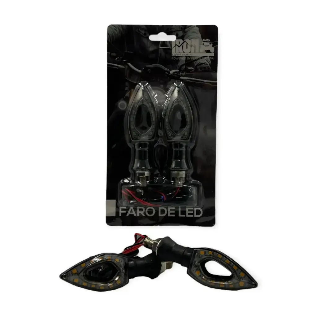 [DJZXD415B] Direccional slim para moto (Azul)