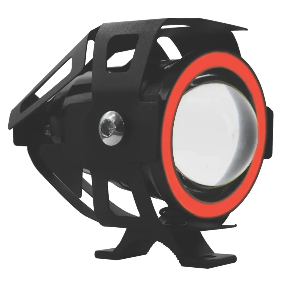 Faro LED para moto U7 con arillo COB de color