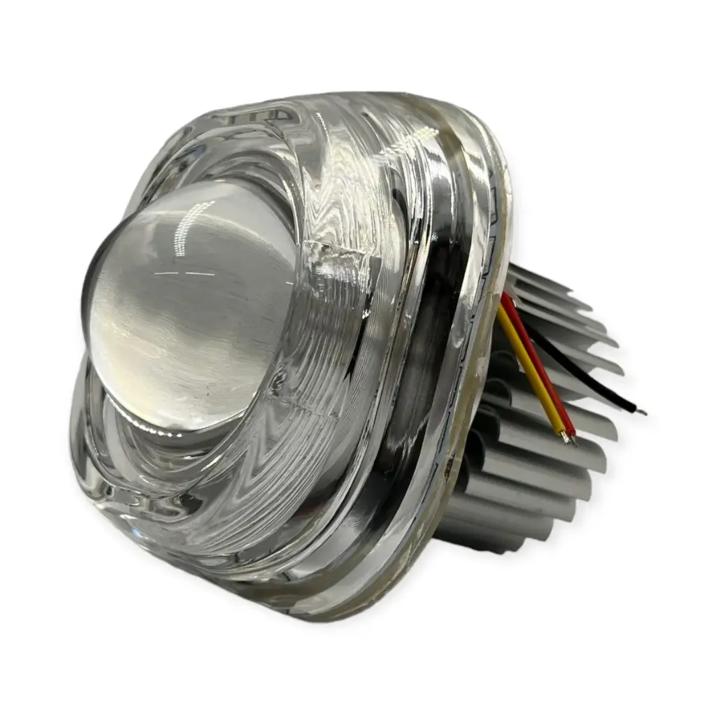 Faro LED para moto tipo medusa con ojo de ángel 7 colores