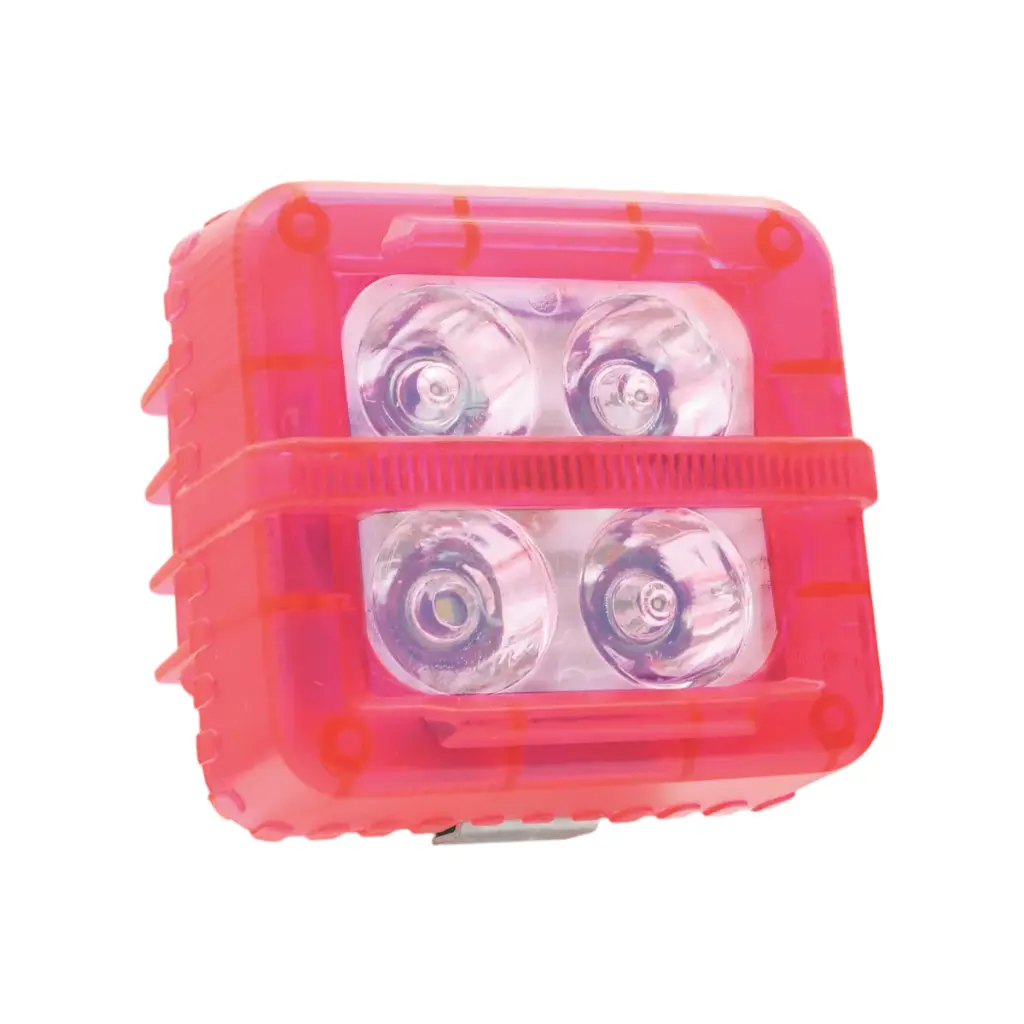 [RS-LED-13024BU-RGB] Faro auxiliar cuadrado LED  (Azul)