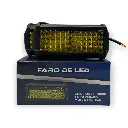 Faro LED rectangular de 48 LED función fijo + estrobo
