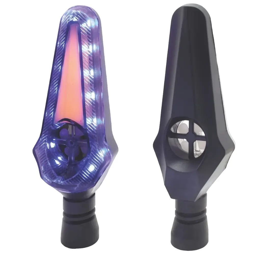 Direccional LED secuencial tipo hélice (varios colores)