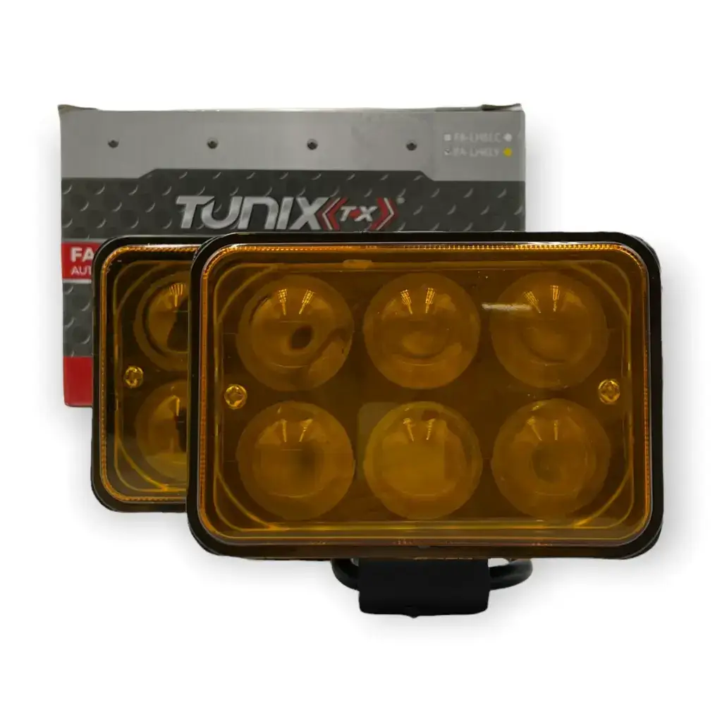 Faro de 6 LED con lupa 