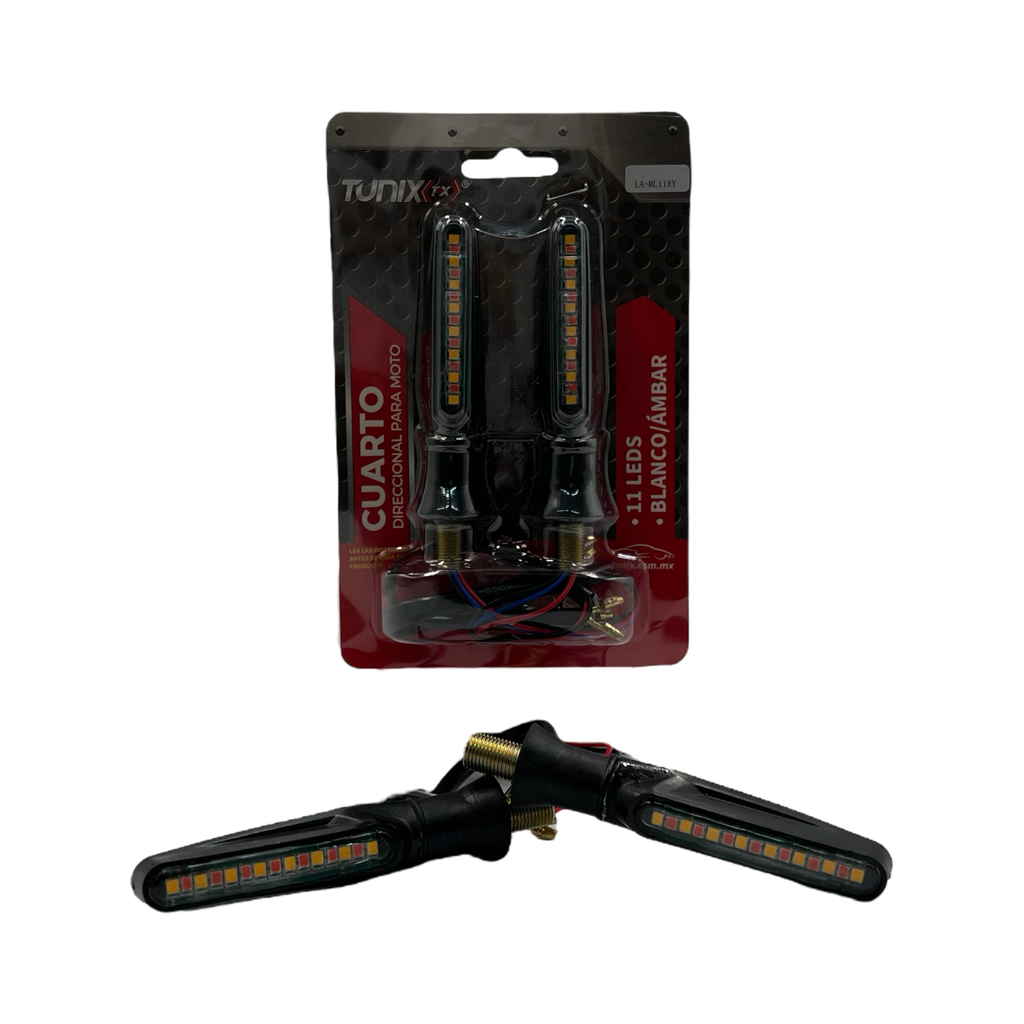[LA-ML11RY] Direccional tipo slim 11 LED (Rojo/ámbar)
