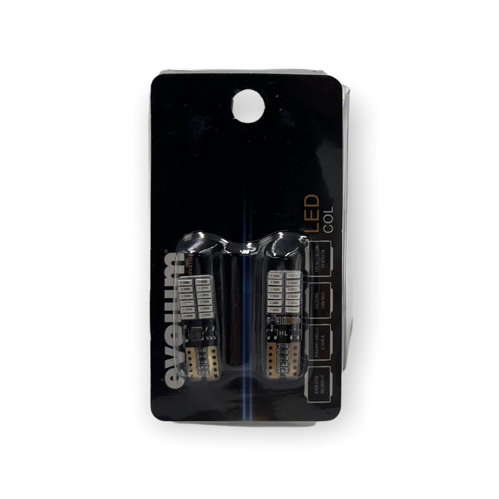 Foco LED de pellizco Evolum T10 4014 canbus 