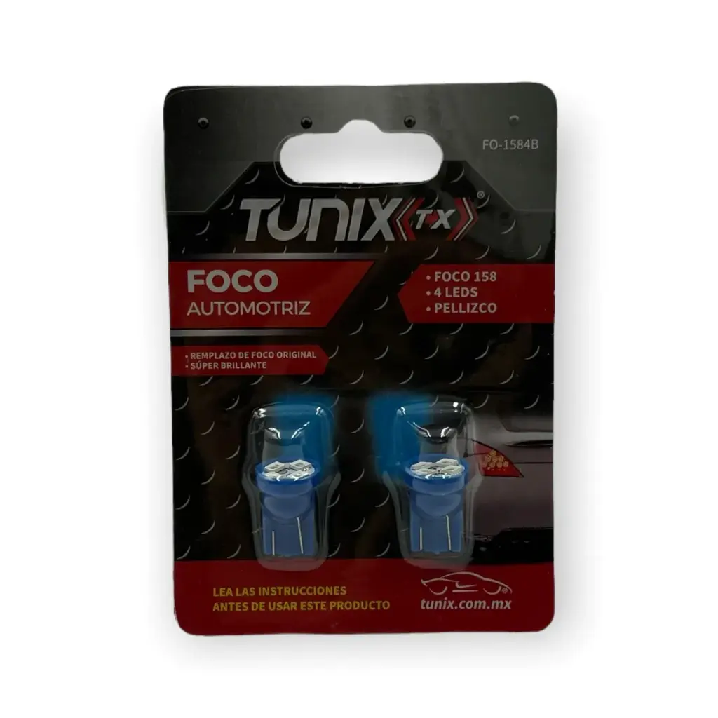 [FO-1584B] Foco T10 de 4 LED (Azul)