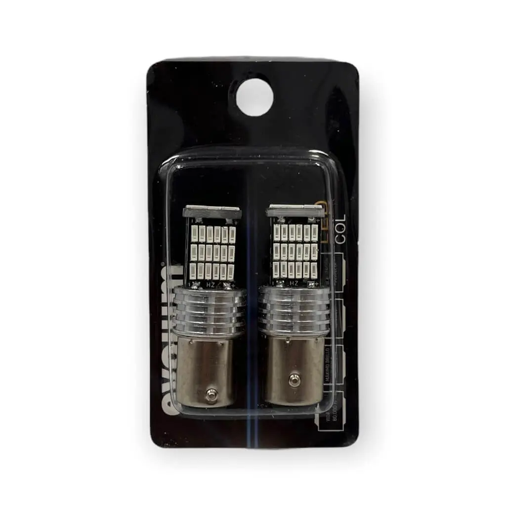 [1156 45SMD 4014-R] Foco de 1 polo patas parejas fijo  (Rojo)