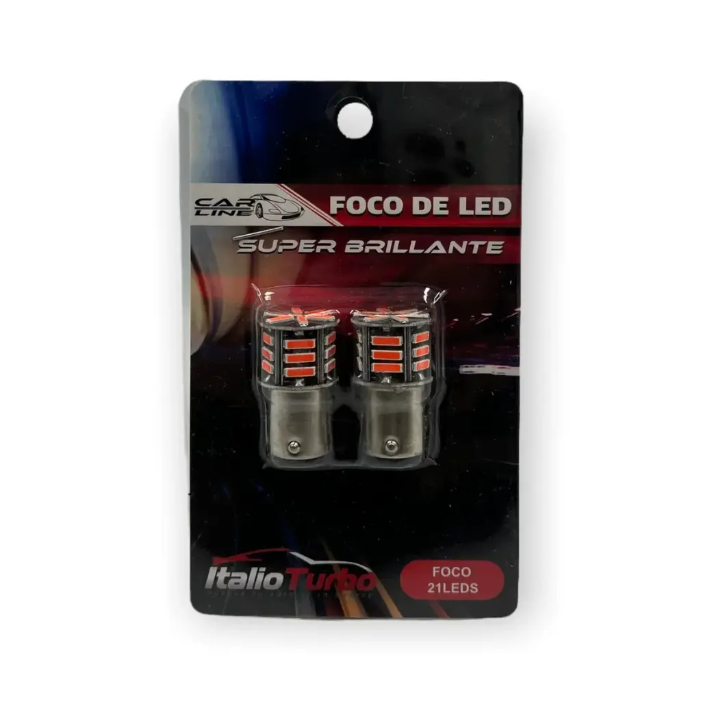 Foco de 21 LED 2 polos con patas disparejas (1034)