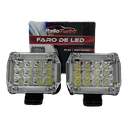 Faro de 12 LED con arillo de gel de color 