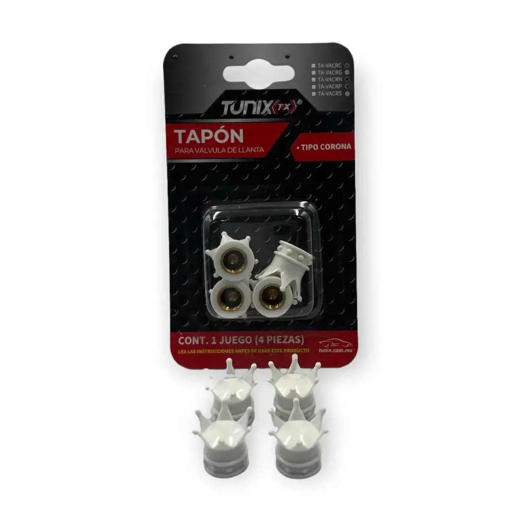 Tapón de válvula de corona