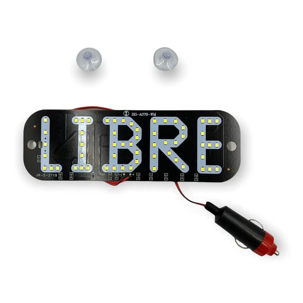 [COT202B] Letrero libre  (Azul)