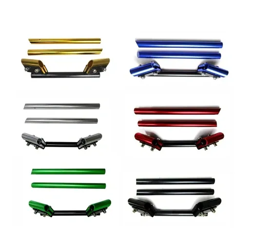 Manubrio metálico deportivo de 3 piezas y varias posiciones reforzado de color 