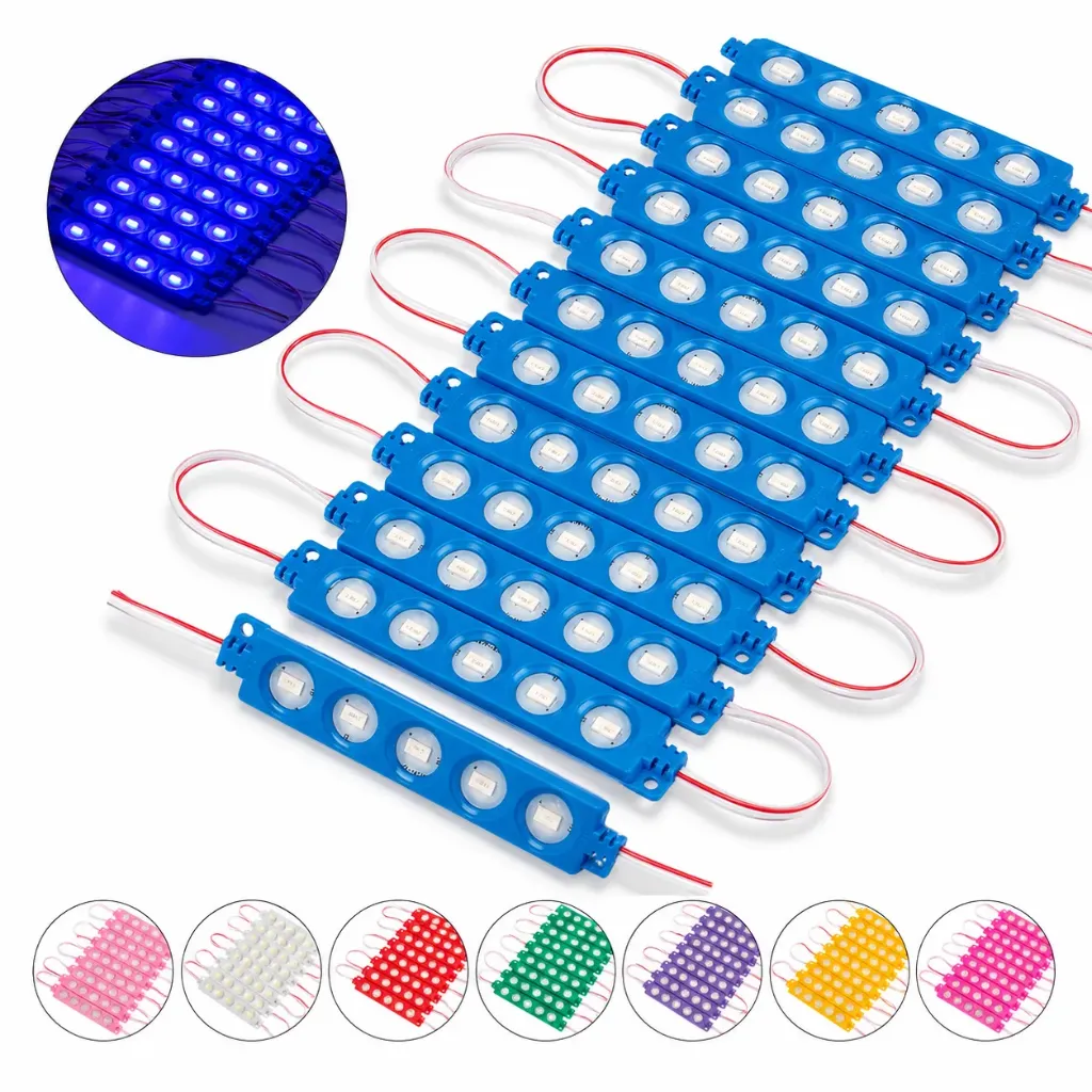 [LA-CHC50505B] Modulo LED 5050 tira de 20 piezas en varios colores  (Azul)