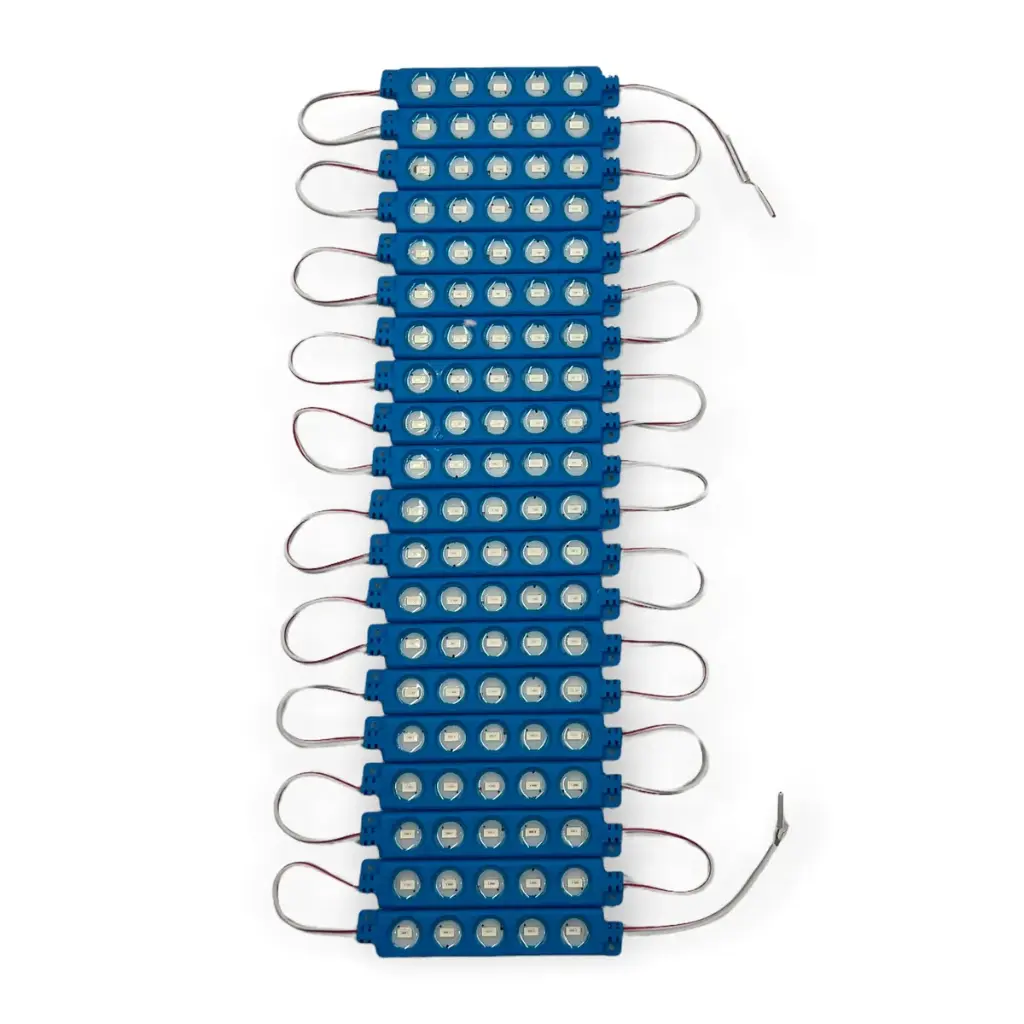 [LA-CHC50505B] Modulo LED 5050 tira de 20 piezas en varios colores  (Azul)