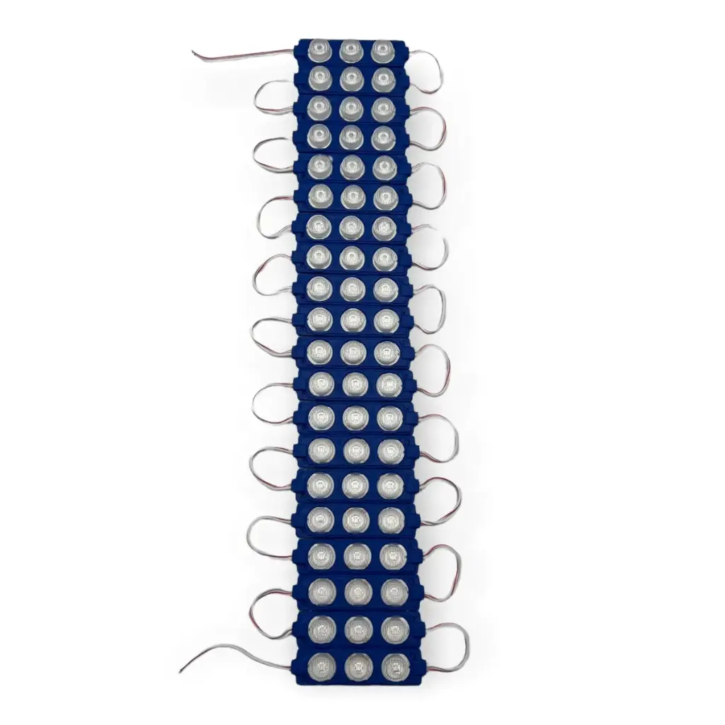 [FMLM15B-SAI/ LA-CHS3B / FMLM15B2-SAI] Modulo de 3 LED tipo sombrero en varios colores tira de 20 piezas (Azul)