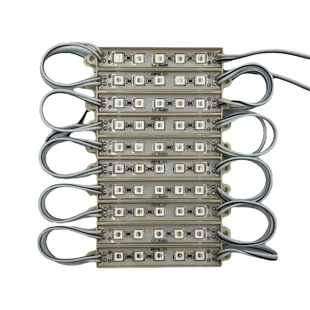 [LA-CH50505B] Modulo con 5 LED 5050 tira de 20 piezas (Azul)