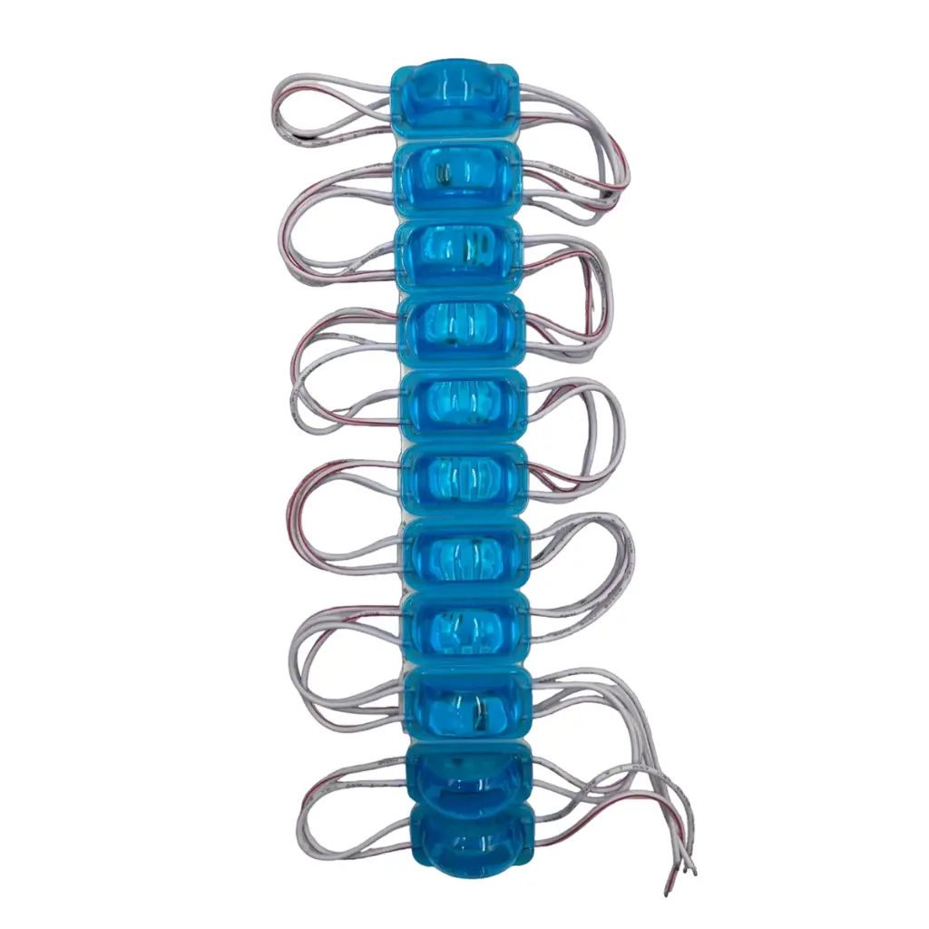 Módulo LED con lupa en varios colores tira de 20 piezas