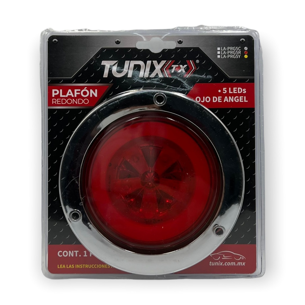 Plafón redondo de 5 LED y ojo de ángel