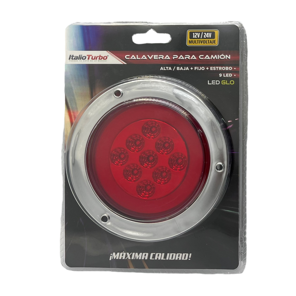 Plafón redondo con 9 LED y GLO