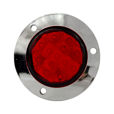 [PLA6615CR-RRA] Plafón redondo con 13 LED de 2.5" fijo + estrobo (Rojo)