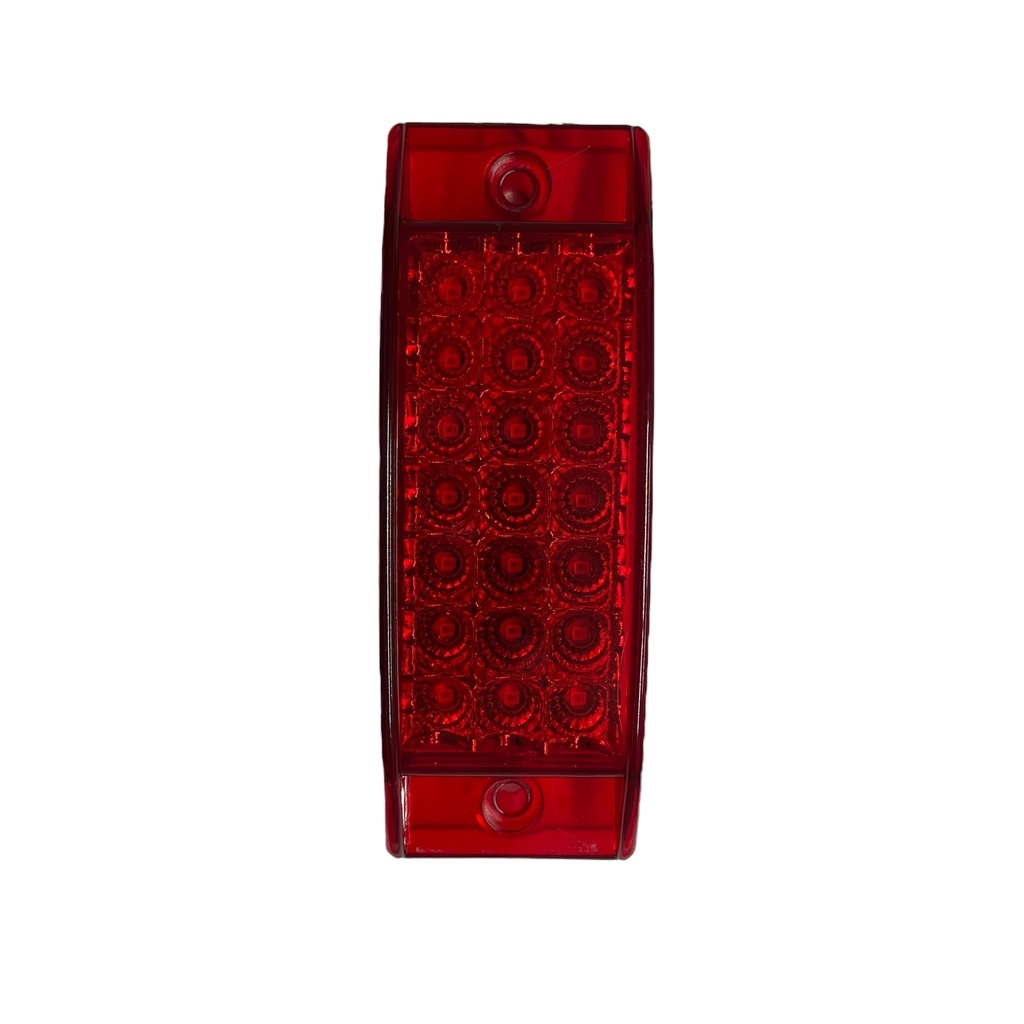Plafón rectangular de 21 LED fijo y estrobo con función secuencial 