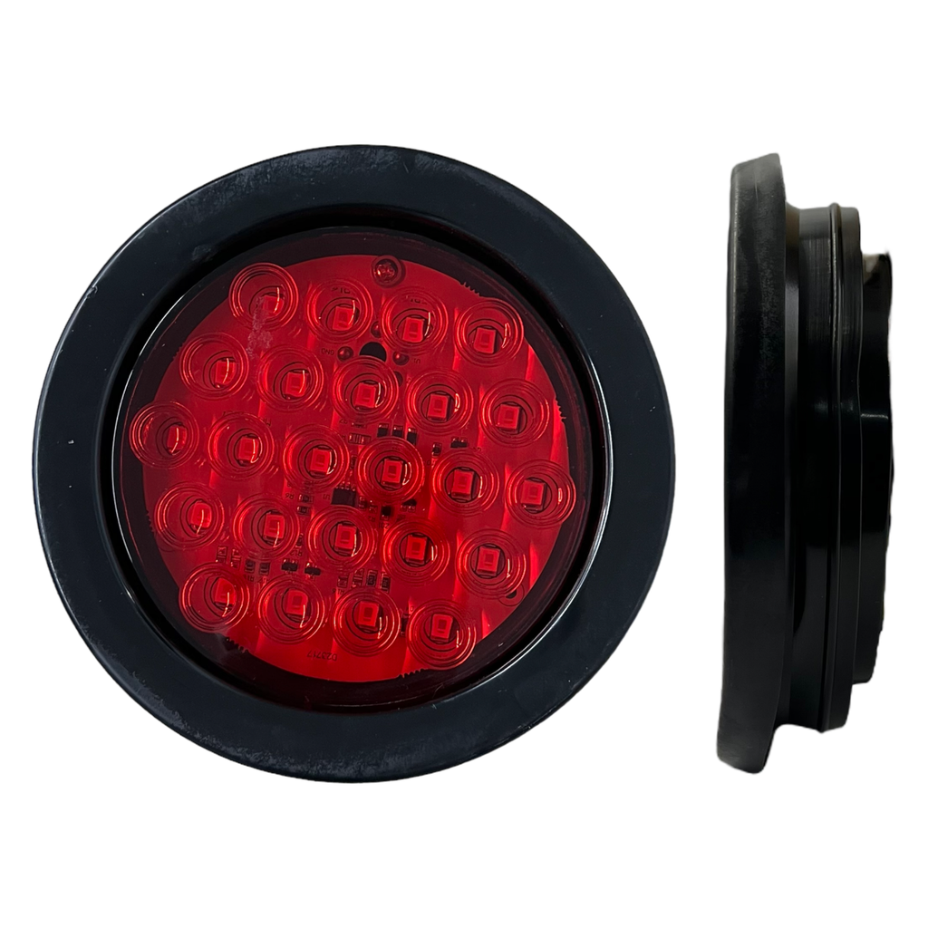 [PLA6608R-RJE] Plafón para embutir con 24 LED de 4" (Rojo)