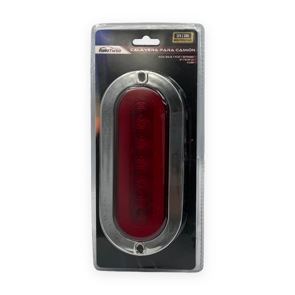 Plafón ovalado ámbar con 5 LED y contorno de gel 