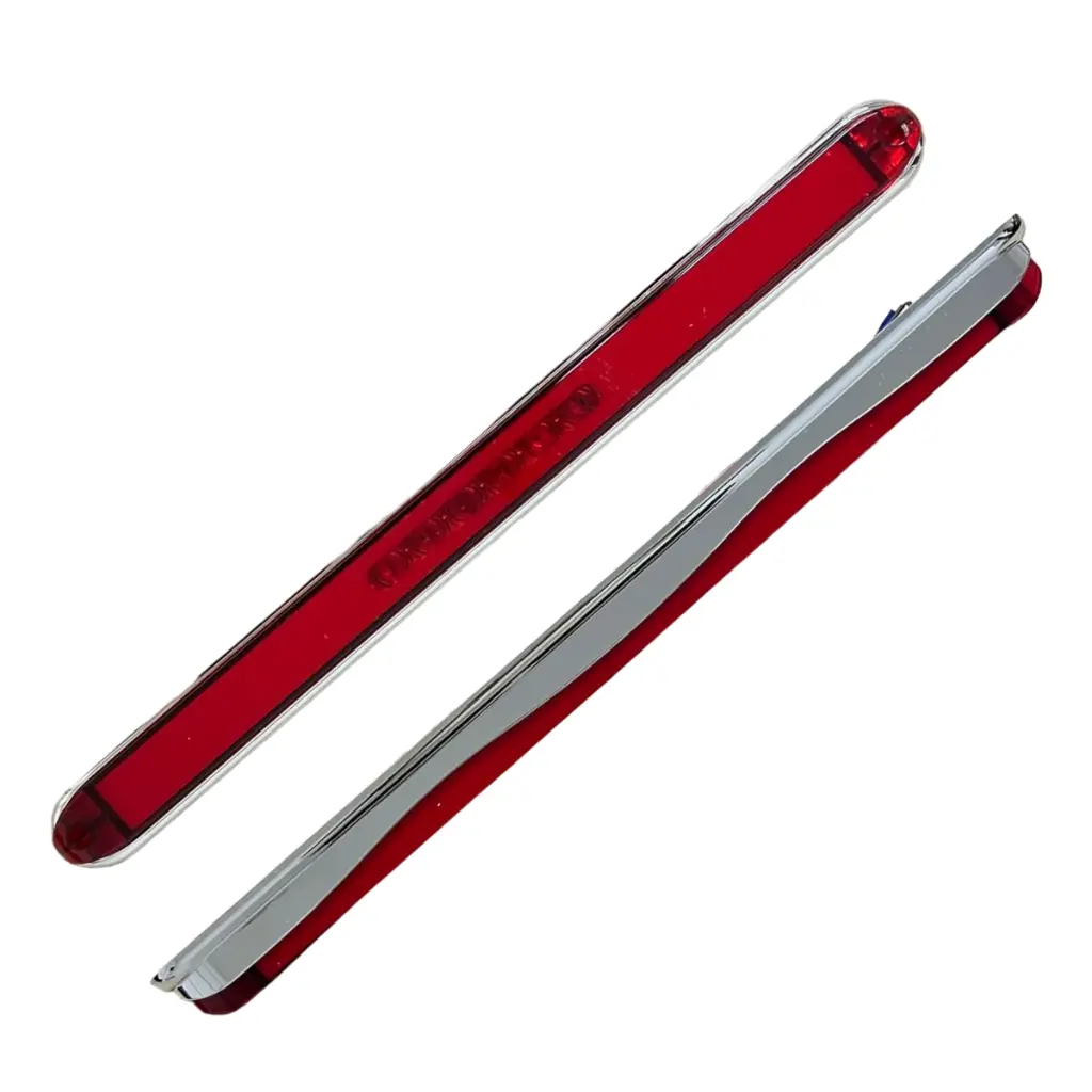 [PLA6686R-RRA] Plafón direccional lateral con glo + LED para camión 45 cm de largo  (Rojo)