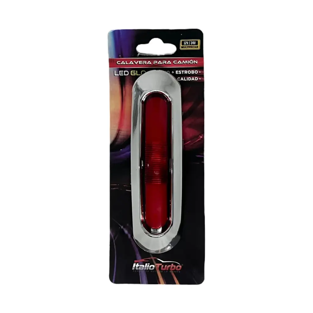 Plafón direccional para camión contorno cromado 