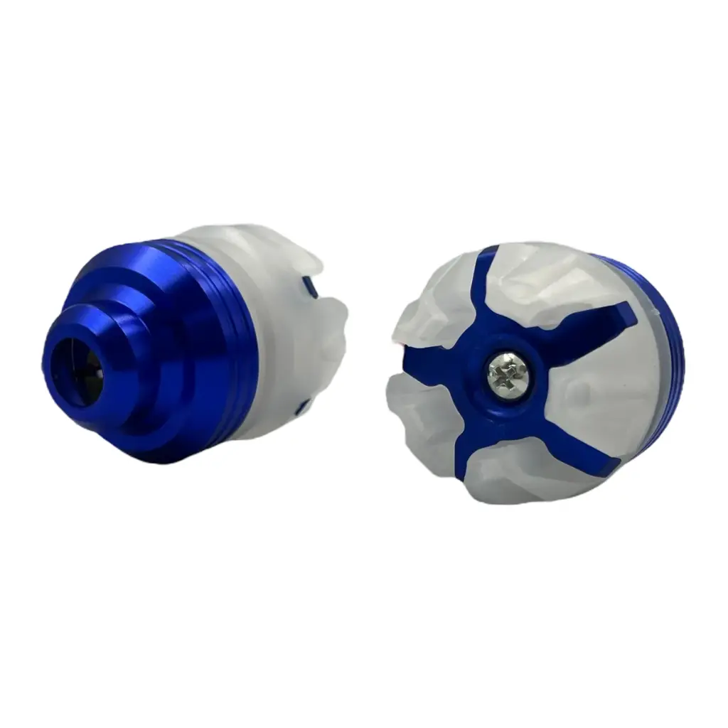 [SLID-MUB] Slider para moto universal con luz  (Azul)