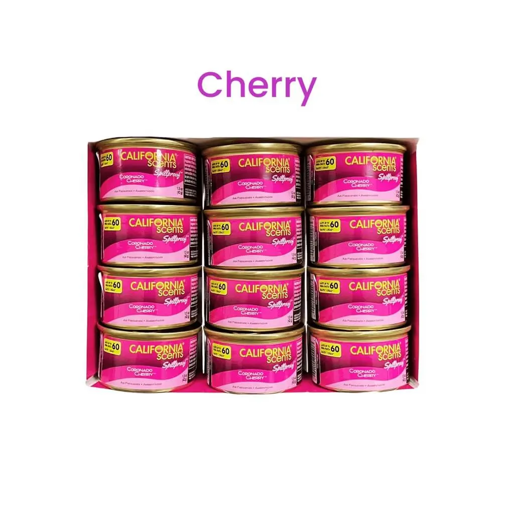 [DEO-C12CE] Aromatizante California de 12 piezas (Cherry)
