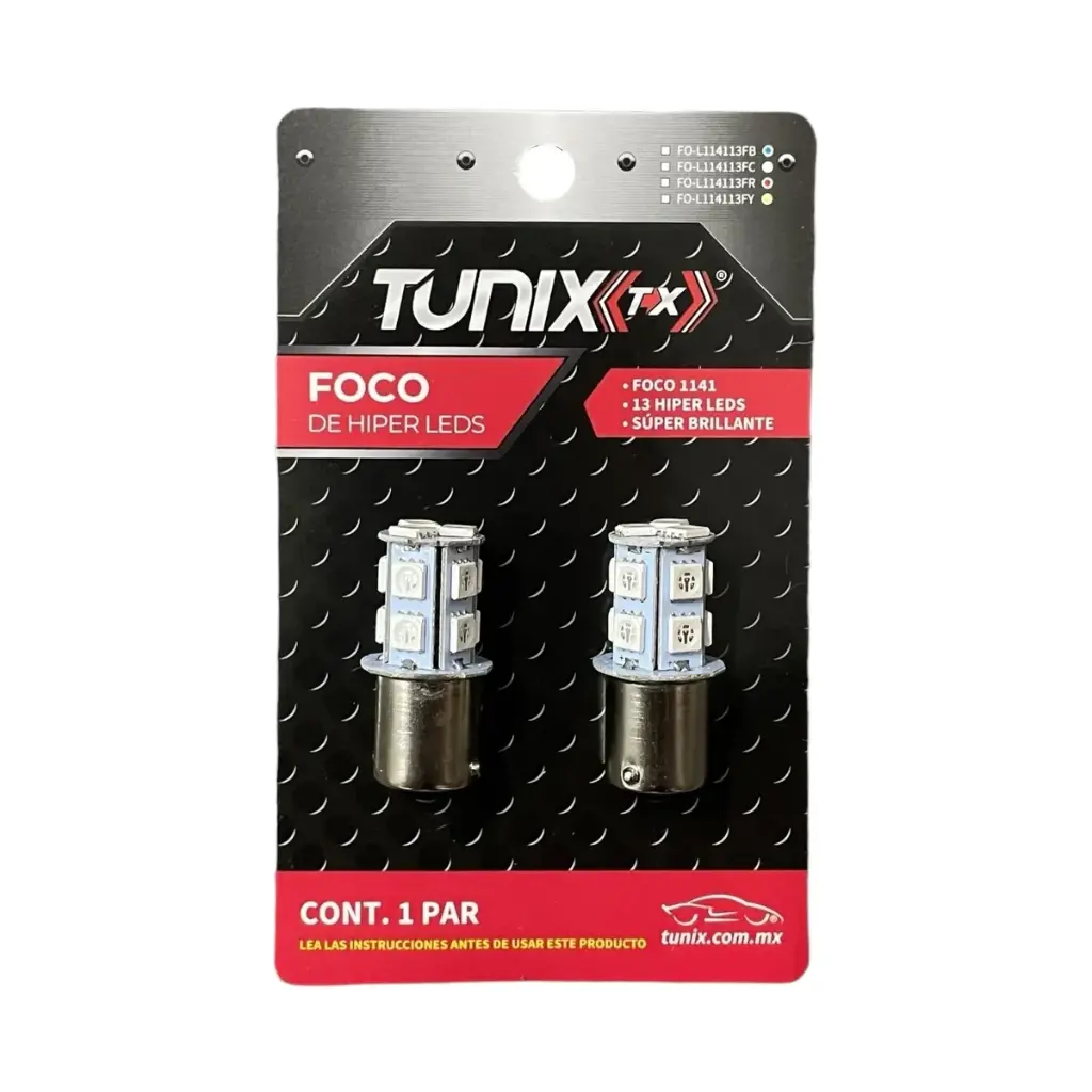 [FO-L114113FC] Foco 1141 de un polo patas parejas con 13 hyperled  (Blanco)