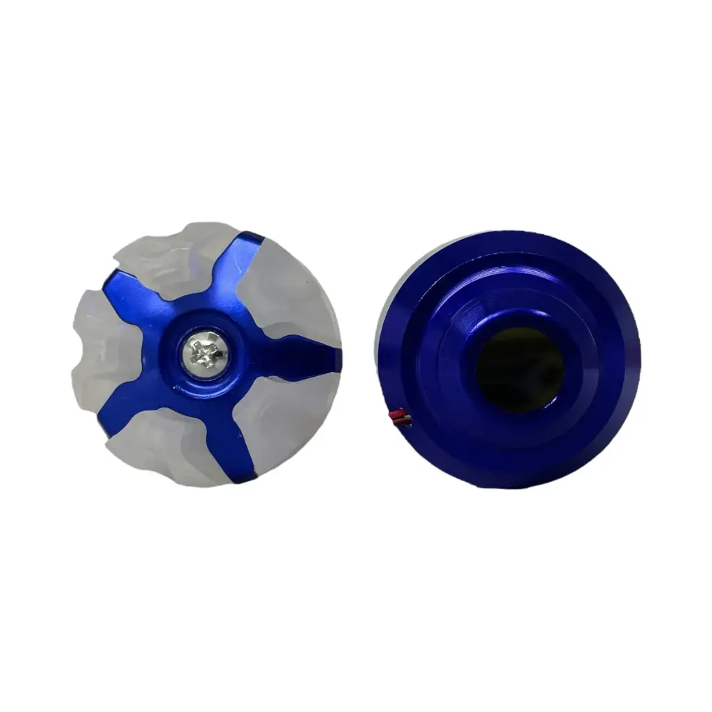 Slider para motocicleta con luz rgb y carcaza de color 