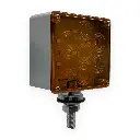 Plafón direccional cuadrado con doble vista