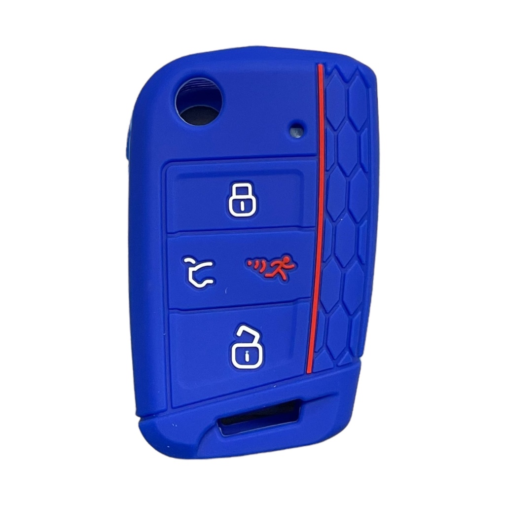[LLAVE-VW2] Funda de llave para VW nuevos modelos (2018-2021) (Azul)