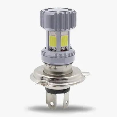 Foco LED de 6 caras con carcaza de color