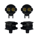 Faro auxiliar con dos lupas LED y mini vicera bicolor