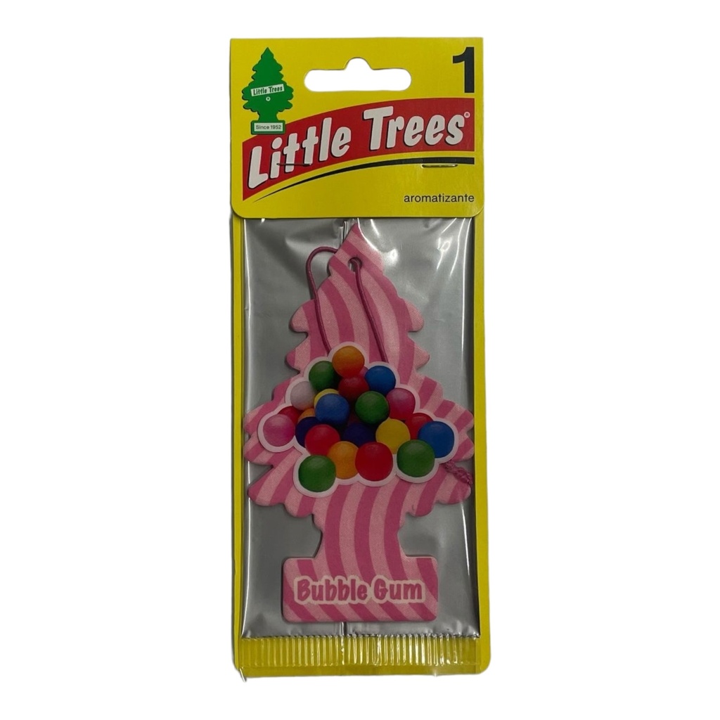 Aromatizante de pino Little Three Bubble Gum (Chicle)