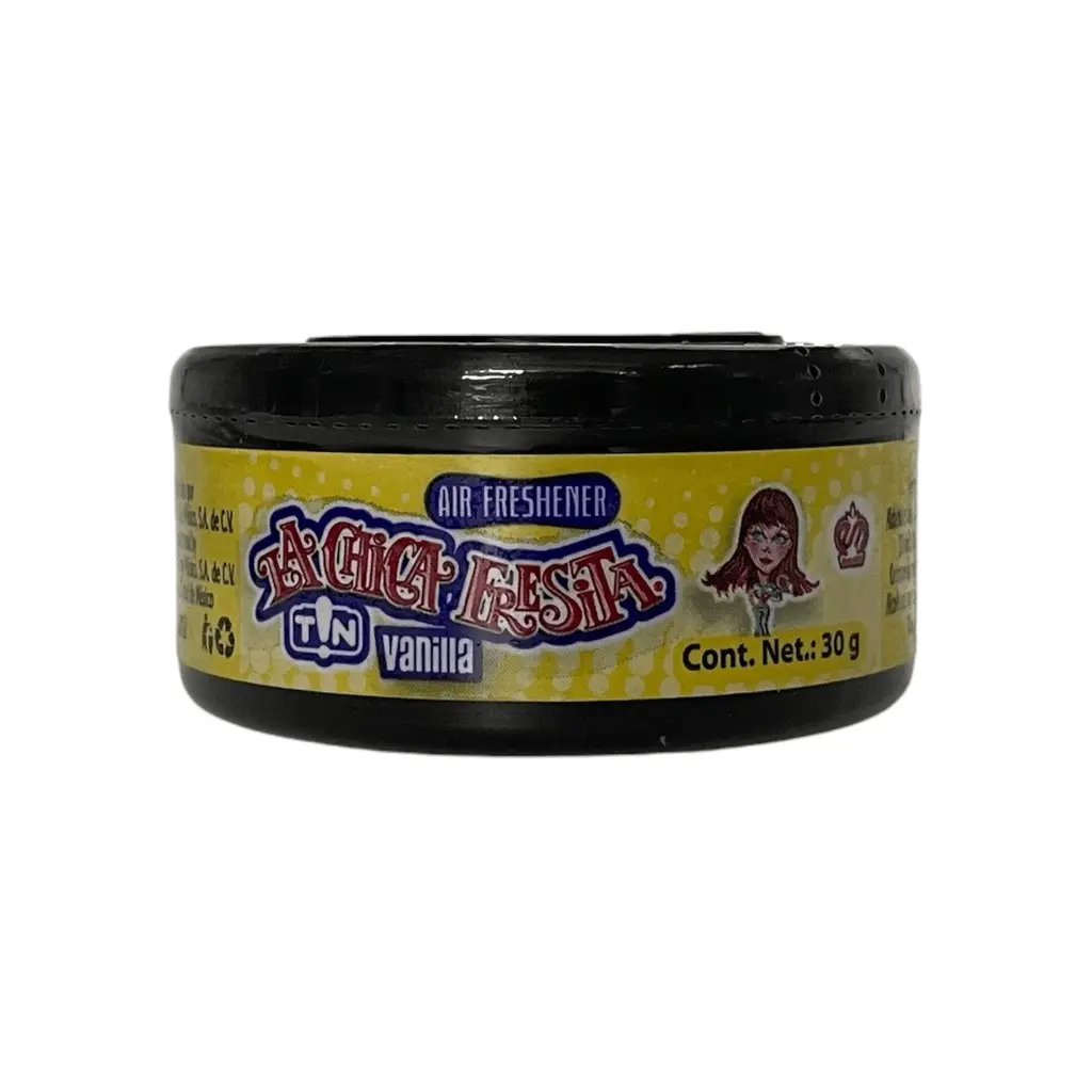 [CV0645-XE2] Aromatizante Chica Fresita tin Vainilla