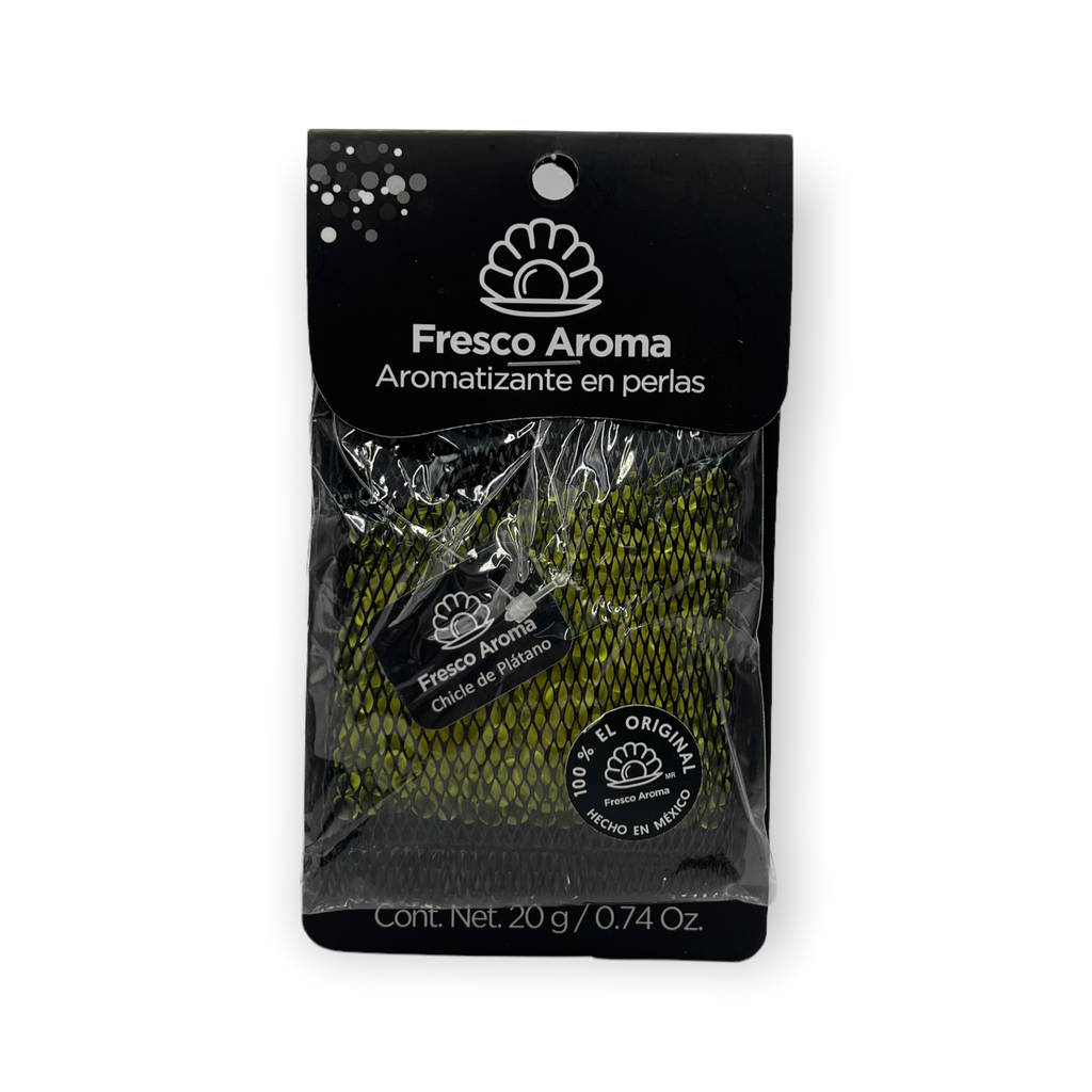 Aromatizante en perlas chicle platano
