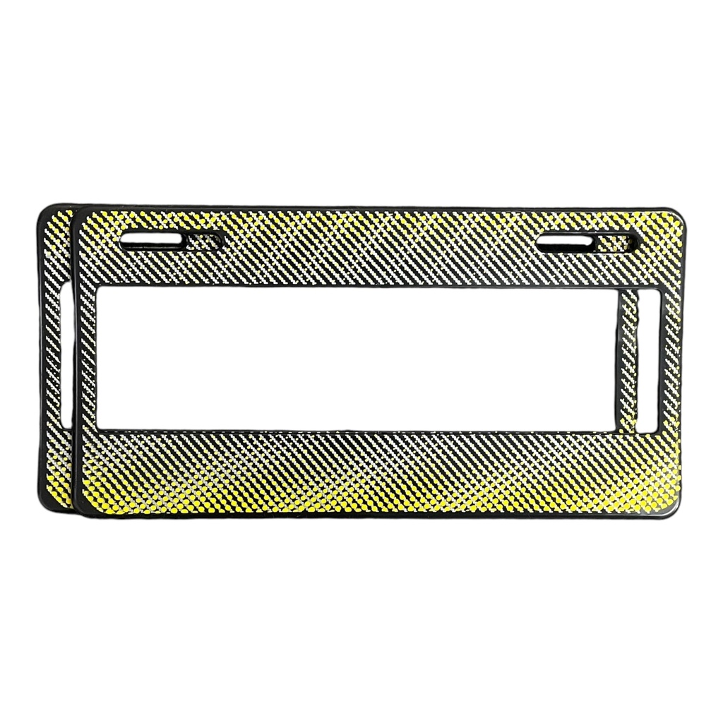 Portaplaca flexible puntos (varios colores)