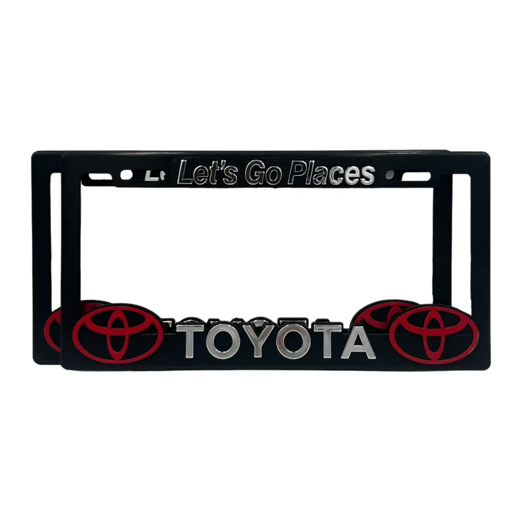 [PRE-TOYOTA] Portaplaca premium para auto Toyota