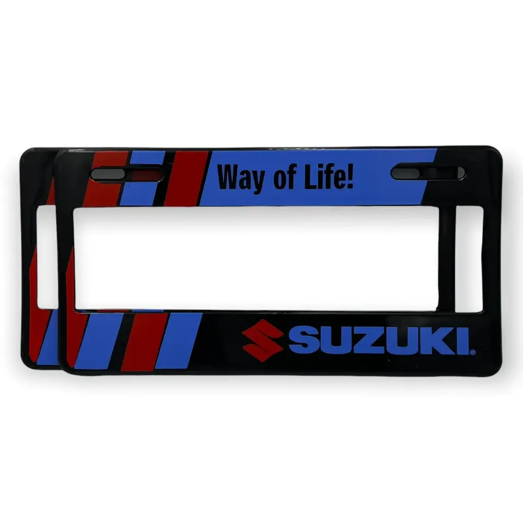Portaplaca flexible marca Suzuki Way