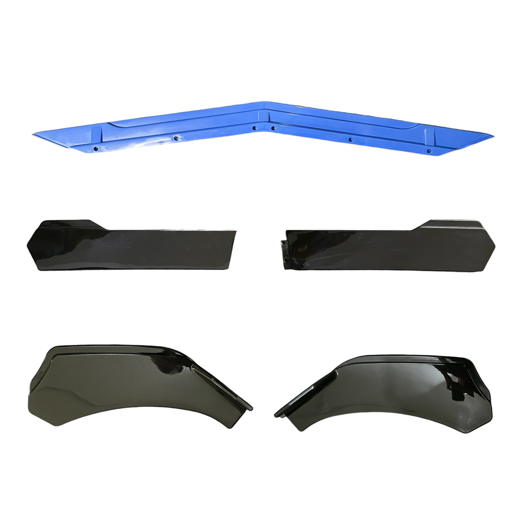 Lip delantero universal negro con azul