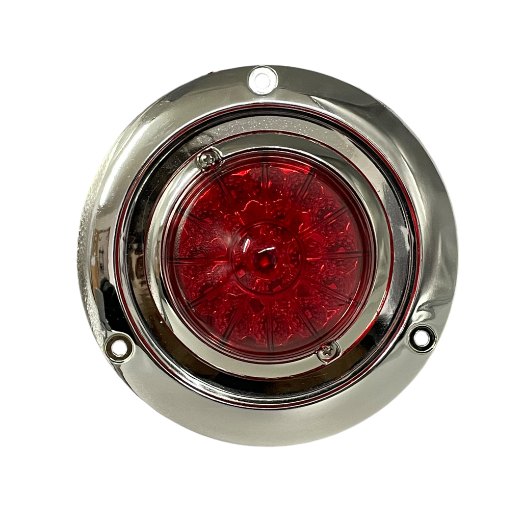 Plafón de 4” con contorno cromo de 18 LED