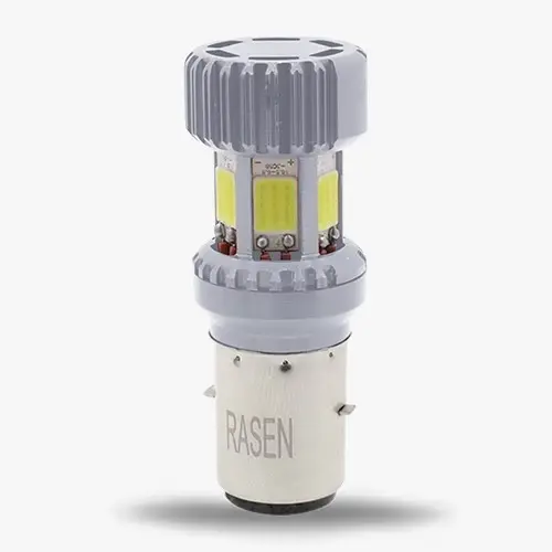 Foco de faro LED con 6 caras con carcaza de color